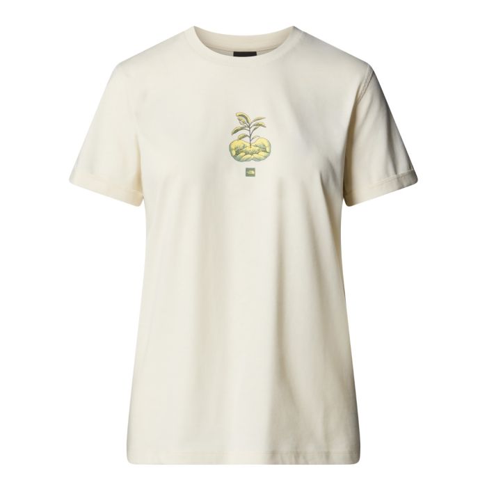 Ženska majica s kratkimi rokavi CONNECT RELAXED (GRAPHIC WHITE DUNE)