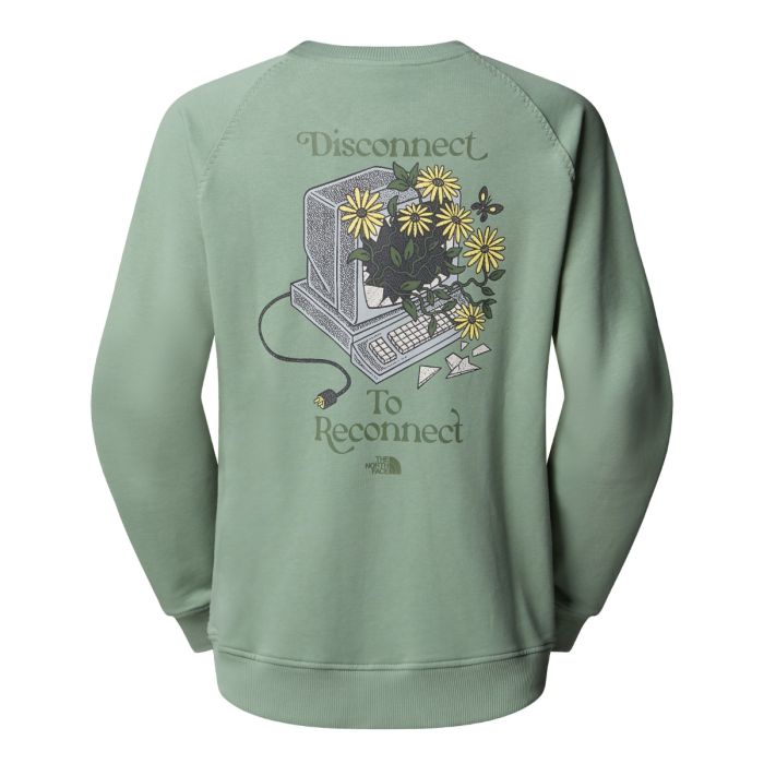Ženski pulover CONNECT RELAXED CREW (SLATE MOSS)