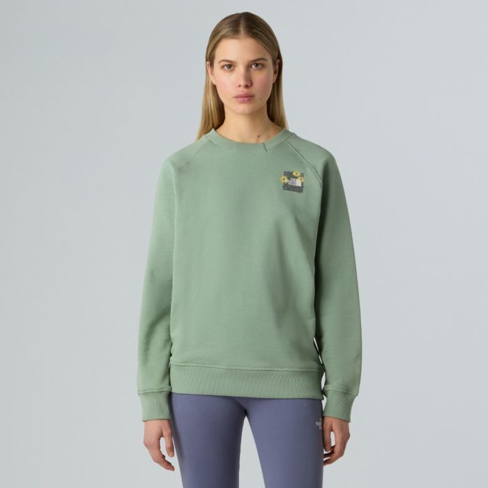 Ženski pulover CONNECT RELAXED CREW (SLATE MOSS)