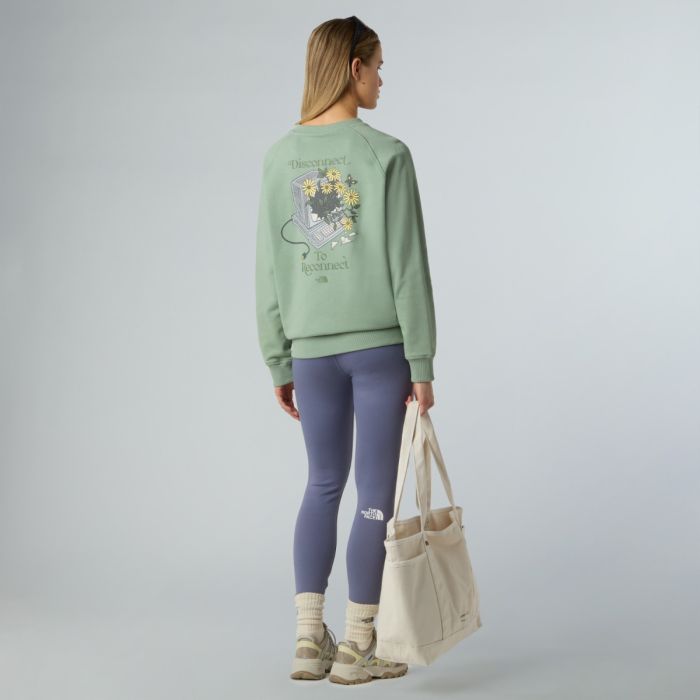 Ženski pulover CONNECT RELAXED CREW (SLATE MOSS)