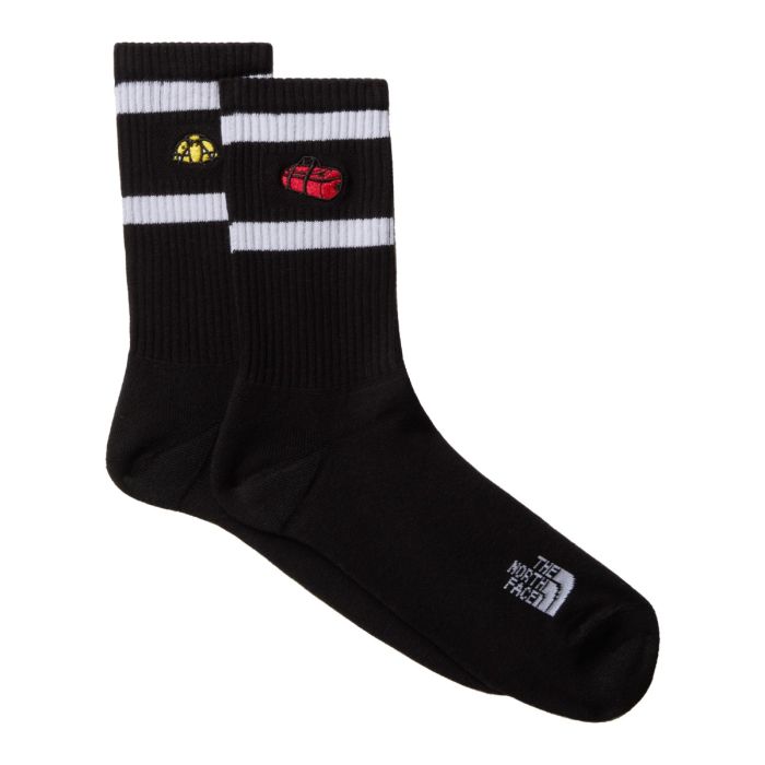 Nogavice EVERYDAY CREW TNF ICONS SOCK - 2P (TNF BLACK)
