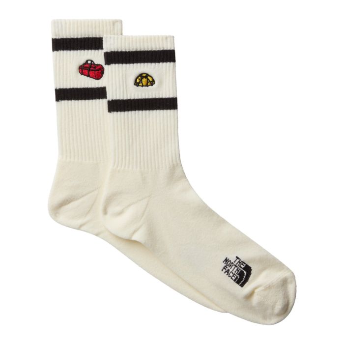Nogavice EVERYDAY CREW TNF ICONS SOCK - 2P (WHITE DUNE)