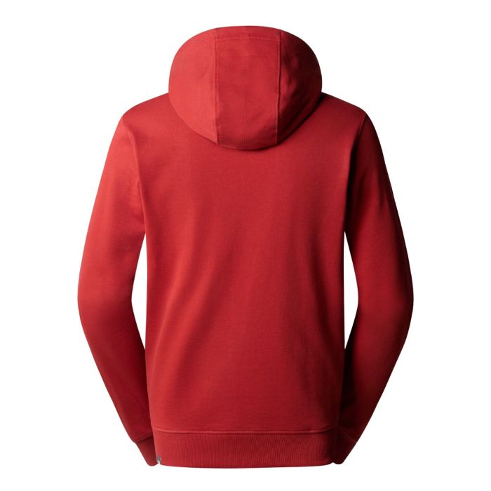 Moški pulover s kapuco DREW PEAK LIGHT (IRON RED)