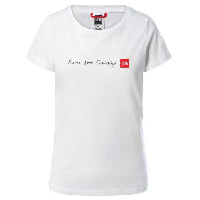 Ženska kratka majica NSE (tnf white/tnf red)