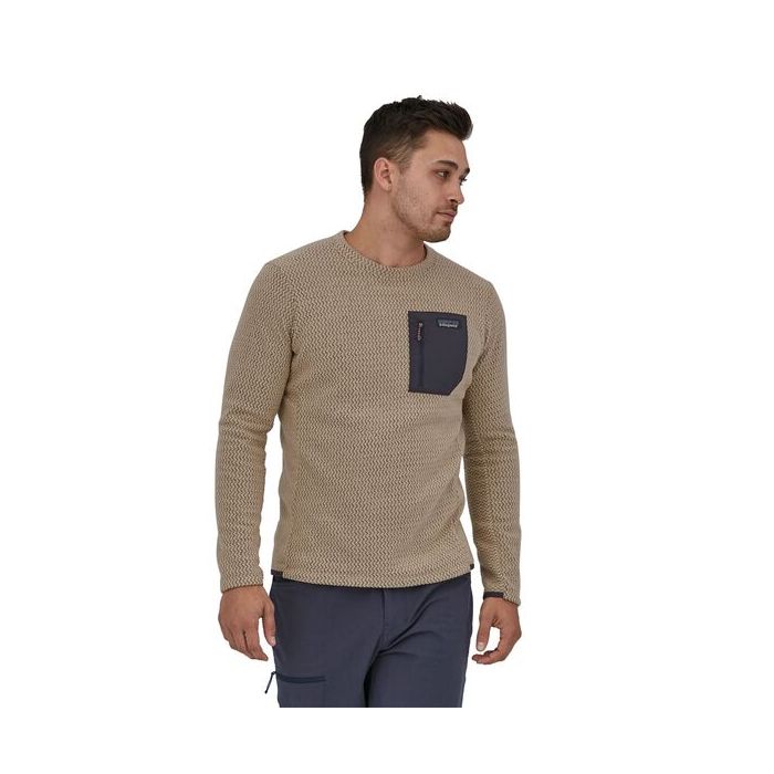 Moški flis R1 AIR CREW (Oar Tan)