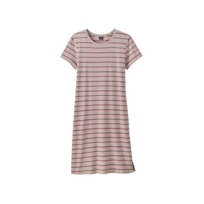 Ženska majica-obleka REGENERATIVE ORGANIC CERTIFIED COTTON (Sunset Stripe)