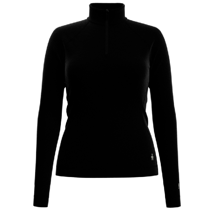 Žensko perilo CLASSIC MERINO 1/4 ZIP (BLACK)