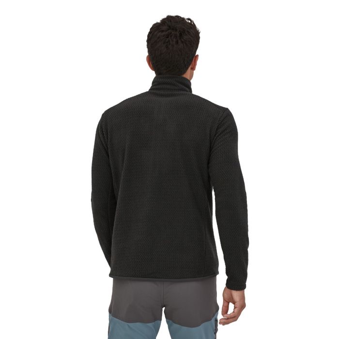 Moški flis R1 AIR ZIP NECK (Black)
