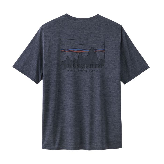 Moška aktivna kratka majica CAPILENE COOL DAILY ('73 Skyline: Smolder Blue X-Dye)