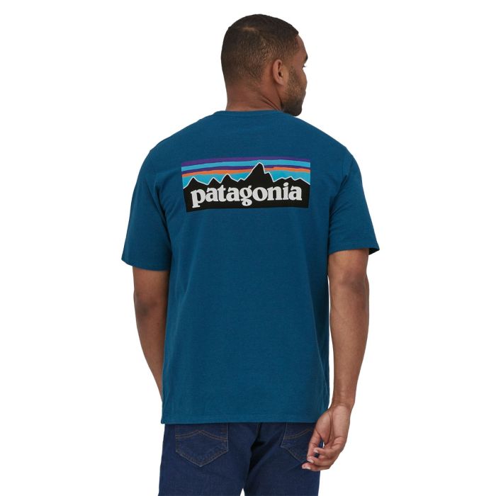 Moška majica s kratkimi rokavi P-6 LOGO RESPONSIBILI-TEE (Wavy Blue)