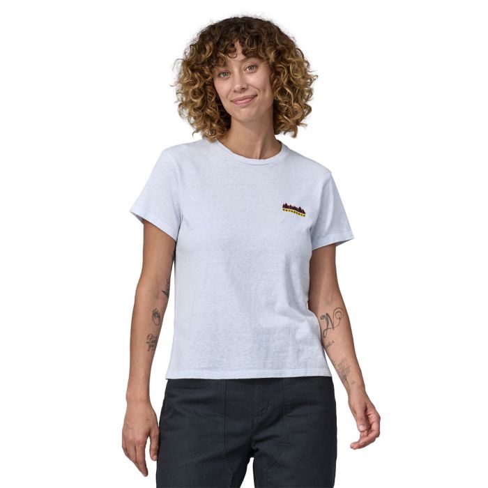 Ženska majica s kratkimi rokavi FITZ ROY WILD RESPONSIBILI-TEE (White)