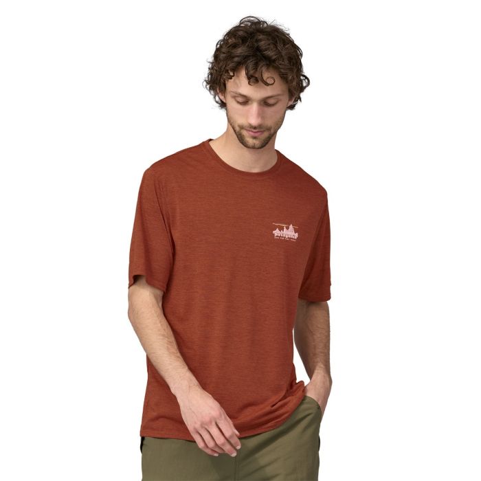 Moška aktivna kratka majica CAPILENE COOL DAILY ('73 Skyline: Burl Red X-Dye)