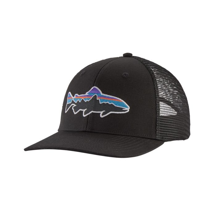 Kapa s šiltom Fitz Roy Trout Trucker Hat (Black)