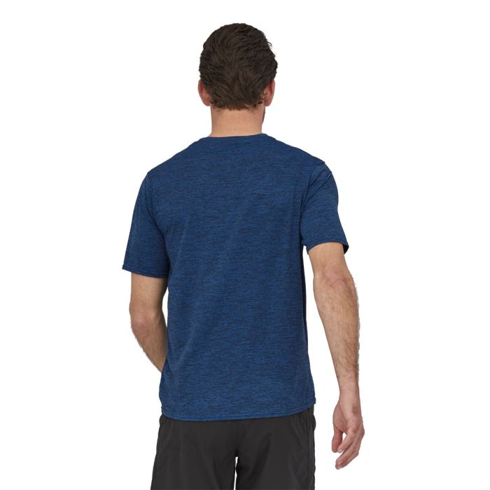 Moška aktivna kratka majica CAPILENE COOL DAILY (Viking Blue - Navy Blue X-Dye)