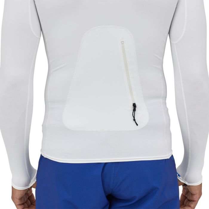 Moška majica z dolgimi rokavi R0 UPF HOODY (White)