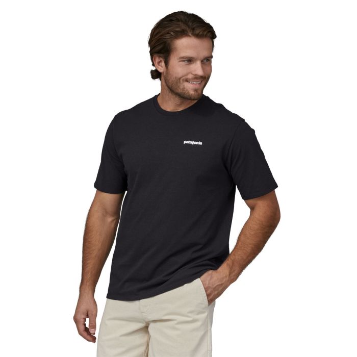 Moška majica s kratkimi rokavi P-6 LOGO RESPONSIBILI-TEE (Black)