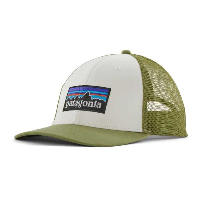 Kapa s šiltom P-6 Logo LoPro Trucker Hat (White w/Buckhorn Green)