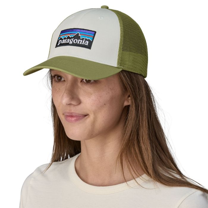 Kapa s šiltom P-6 Logo LoPro Trucker Hat (White w/Buckhorn Green)