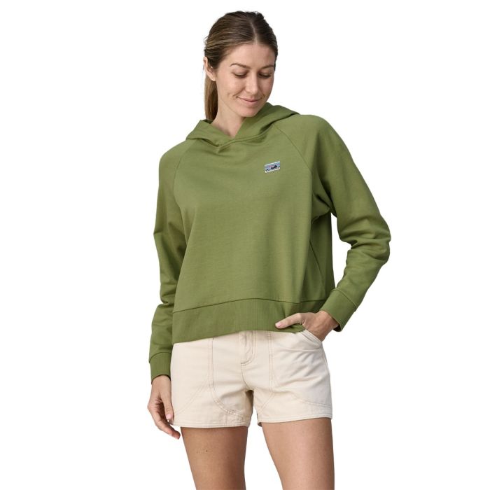 Ženski pulover s kapuco Regenerative Organic Certified Cotton Essential (Buckhorn Green)