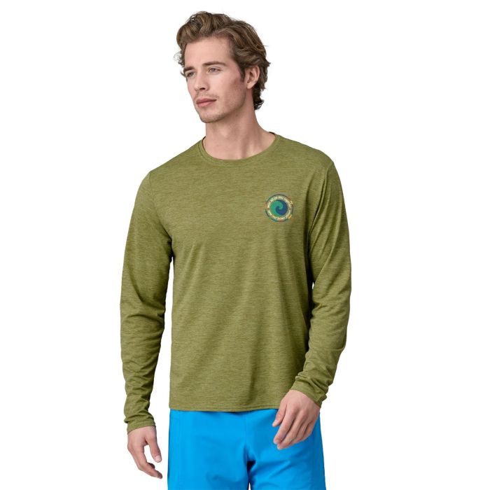 Moška aktivna dolga majica CAPILENE COOL DAILY (Unity Fitz: Buckhorn Green X-Dye)