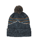 Kapa Powder Town Beanie (Fitz Roy Stripe Knit: Smolder Blue)