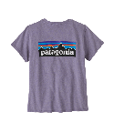 PATAGONIA Ženska majica s kratkimi rokavi P-6 LOGO RESPONSIBILI-TEE VIJOLIČNA