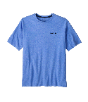 PATAGONIA Moška majica s kratkimi rokavi P-6 LOGO RESPONSIBILI-TEE MODRA