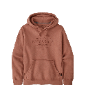 Patagonia pulover s kapuco FORGE MARK UPRISAL oranžen