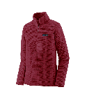 PATAGONIA Ženski flis R1 AIR ZIP NECK RDEČA