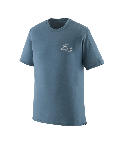 PATAGONIA Moška aktivna kratka majica CAPILENE COOL MERINO MODRA