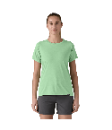 PATAGONIA Ženska aktivna kratka majica CAPILENE COOL DAILY ZELENA