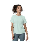 Ženska aktivna kratka majica CAPILENE COOL DAILY (Wispy Green X-Dye)