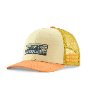 patagonia Otroška kapa s šiltom Trucker rumena oranžna
