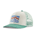 patagonia Otroška kapa s šiltom Trucker zelena bela