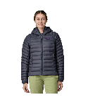 Ženska puhovka s kapuco DOWN SWEATER (Smolder Blue)