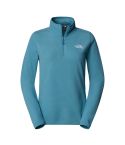 Ženski flis 100 GLACIER 1/4 ZIP (ALGAE BLUE)
