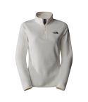 Ženski flis 100 GLACIER 1/4 ZIP (White Dune)