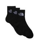 Nogavice MULTI SPORT CUSH QUARTER SOCK - 3P (TNF BLACK)