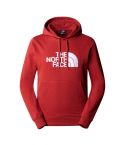 Moški pulover s kapuco DREW PEAK LIGHT (IRON RED)