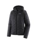 Ženska podložena jakna s kapuco MICRO PUFF (Black)
