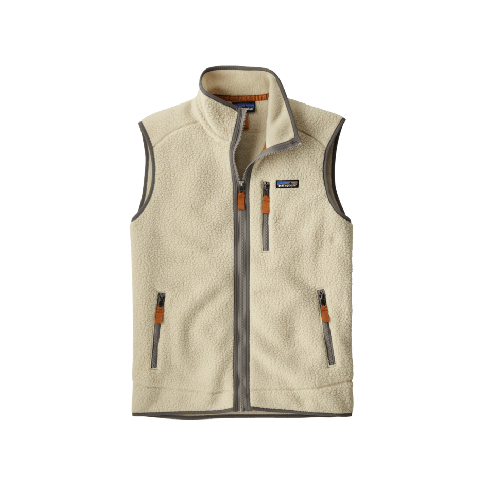 PATAGONIA Moški brezrokavnik RETRO PILE BEŽ