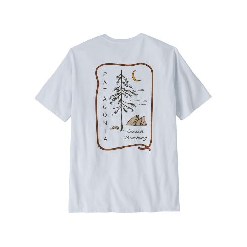 Moška majica s kratkimi rokavi CLEAN CLIMB ROOTS (White)