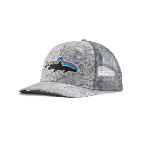 patagonia Kapa s šiltom Fitz Roy Trout Trucker Hat večbarvna siva