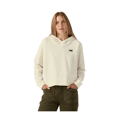 Ženski pulover s kapuco Regenerative Organic Certified Cotton Essential (Wool White)