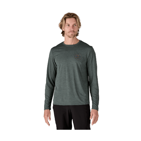 Moška aktivna dolga majica CAPILENE COOL DAILY (Commontrail: Nouveau Green X-Dye)