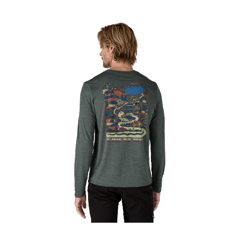 Moška aktivna dolga majica CAPILENE COOL DAILY (Commontrail: Nouveau Green X-Dye)