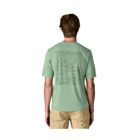 Moška aktivna kratka majica CAPILENE COOL DAILY (Strataspire: Ellwood Green X-Dye)