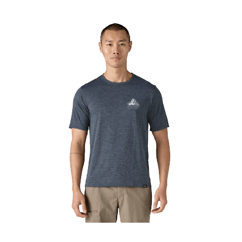 PATAGONIA Moška aktivna kratka majica CAPILENE COOL DAILY MODRA