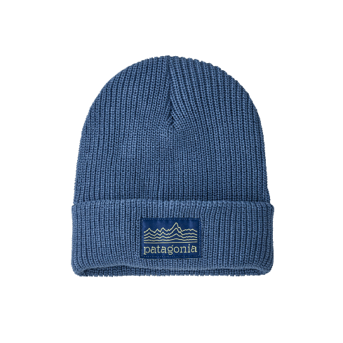 Otroška kapa Logo Beanie (Strata Stencil: Barnacle Blue)