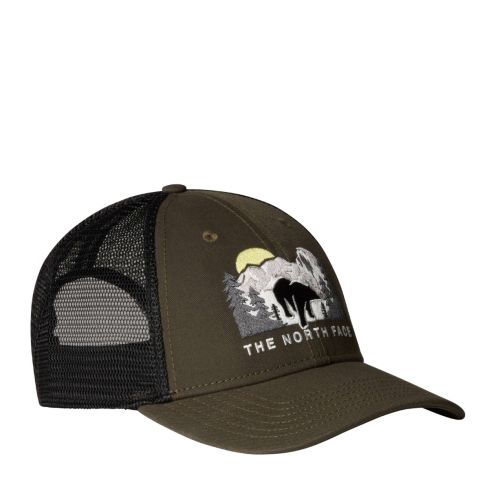 Kapa s šiltom EMBROIDERED MUDDER TRUCKER (NEW TAUPE GREEN)